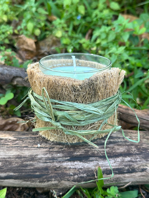 Soy Candle,  bark wrapped